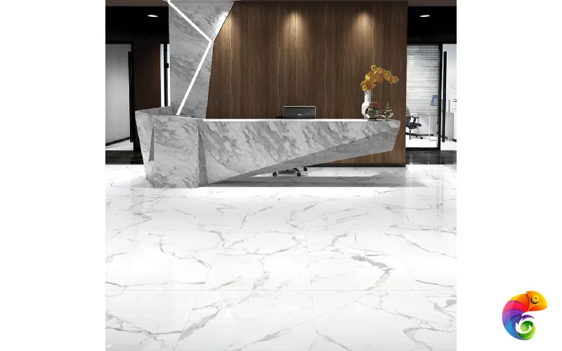 Керамогранит ART NATURA Ceramica Marmo Calacatta Vagli 60x120х0,9 Super White Glossy