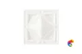 Вставка Ceramiche Grazia Essenze Neoclassico Tozzetto Ice 6x6