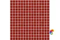 Rose Mosaic Стеклянная мозаика 1x1 A95(3+) сетка 318х318