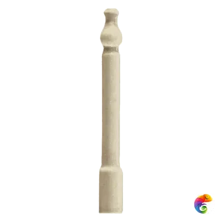 Вставка Ceramiche Grazia Epoque Angolo Zoccolo Ivory Craquele 2x20