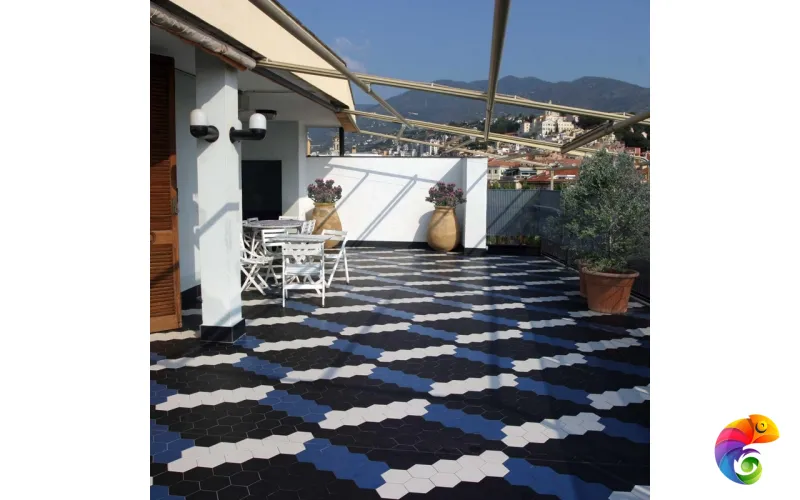Керамогранит Etruria Design Hex Collection Esagono Nero 1° Scelta 15x17