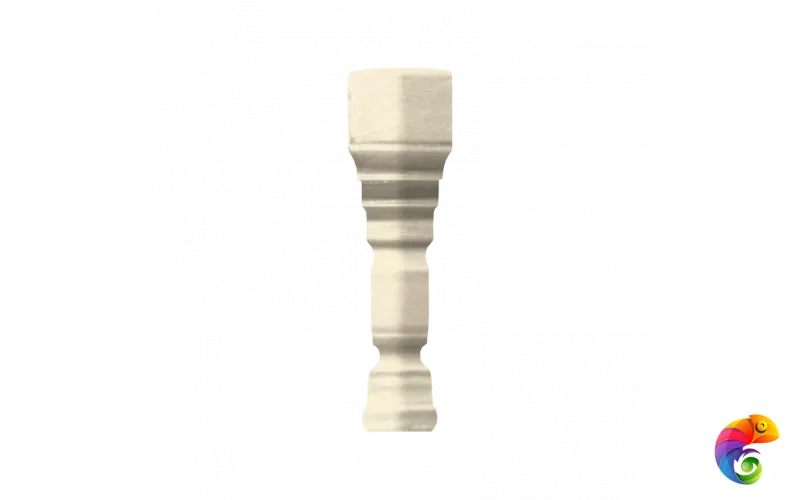Вставка Ceramiche Grazia Epoque Angolo Terminal Deco Beige/Ivory Matt 2x12