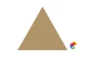 Керамическая плитка Petracers Triangolo Fondo Oro 17x17