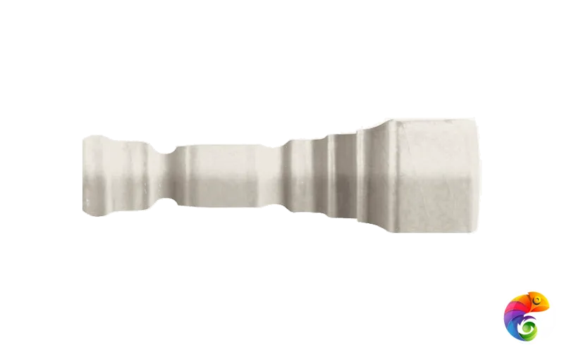 Вставка Ceramiche Grazia Epoque Angolo Terminal Pitti Bianco Craquele 2x12