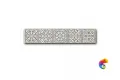 Керамогранит Polis Domus Aurea Listello Platine Matt 8,5x45
