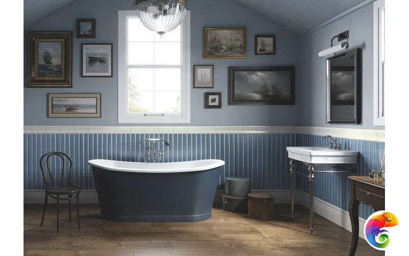 Керамическая плитка Ceramiche Grazia Cottage Navy 20x80