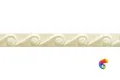 Бордюр Ceramiche Grazia Essenze Onda Magnolia Craquele 3x26