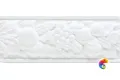 Бордюр Ceramiche Grazia Boiserie Robbiana Bianco Craquele 8x20