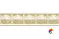 Бордюр Ceramiche Grazia Essenze Neoclassico Magnolia Craquele 6x26