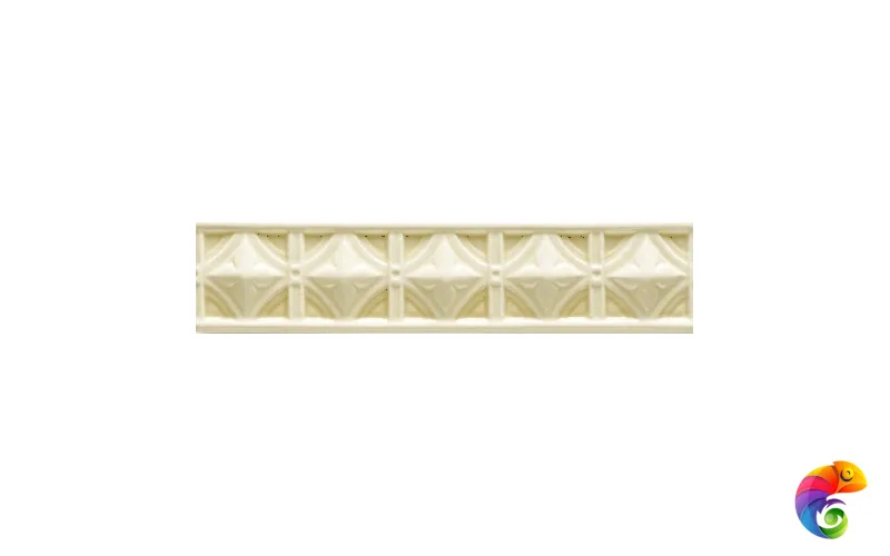 Бордюр Ceramiche Grazia Essenze Neoclassico Magnolia Craquele 6x26