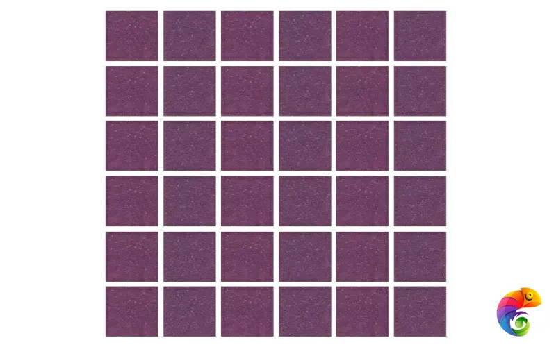 Rose Mosaic Стеклянная мозаика 1x1 A43(1) сетка 318x318