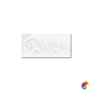 LaDiva Керамический бордюр Listello Genova Latte 10x20 Sat