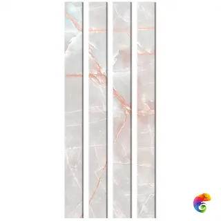 Стеклянный профиль Sicis You Glass  Pink 26,2 x 300 x 6 мм