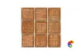 Стеклянная мозаика с авантюрином Trend Brillante Opale 222 тон 1 на бумаге Luc 2x2