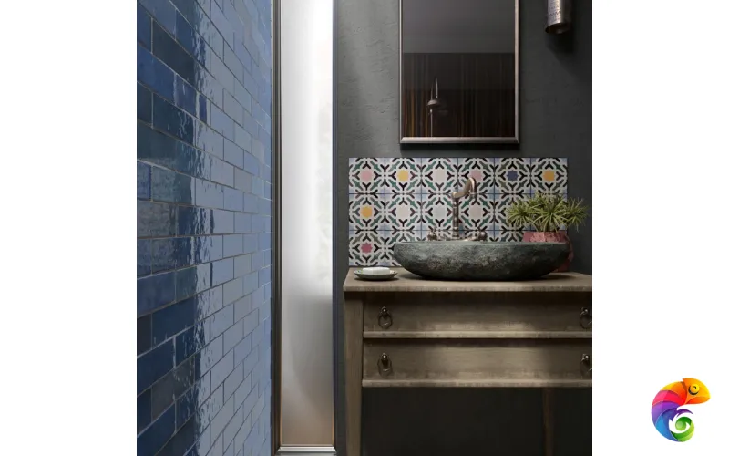 Керамическая плитка Equipe Artisan Colonial Blue 6,5x20