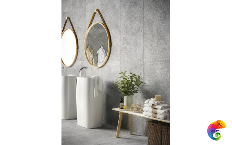 Refin Керамогранит Reliefs Pedra Azul Hammered Grey R 60x120