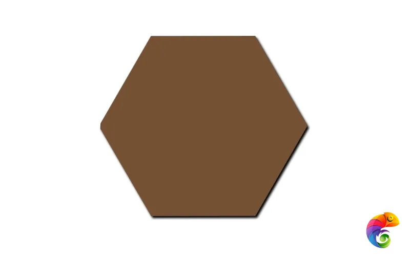 Керамогранит Etruria Design Hex Collection Esagono Tabacco 1° Scelta 15x17