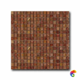 Мозаика ART NATURA Marble Mosaic Red Travertine 30,5x30,5