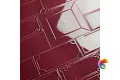 Керамическая плитка Etruria Design Art Deco Vectorframe C Burgundy 1° Scelta 12,5x25