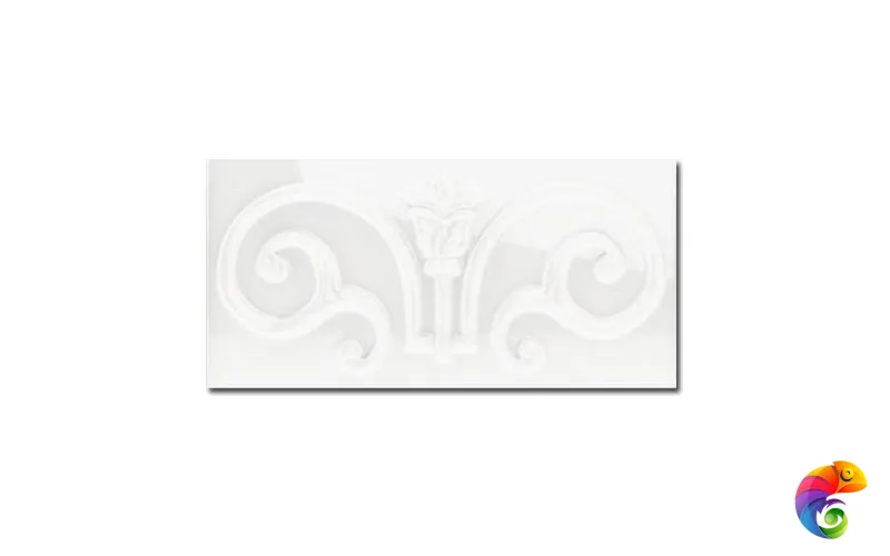 LaDiva Керамический бордюр Listello Genova Latte 10x20 Sat