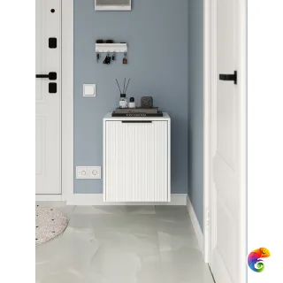 Тумба DIWO Краснодар 45x56x43 см, белая, ручка черная