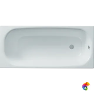 Акриловая ванна DIWO Анапа без опоры 150x70 см, пристенная, белая
