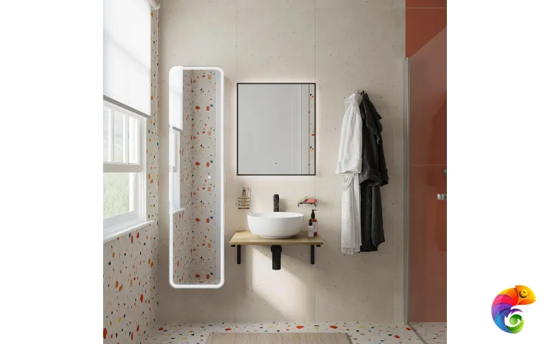 Кронштейны для столешницы DIWO С17821, 45х20 черный муар, 2 шт.
