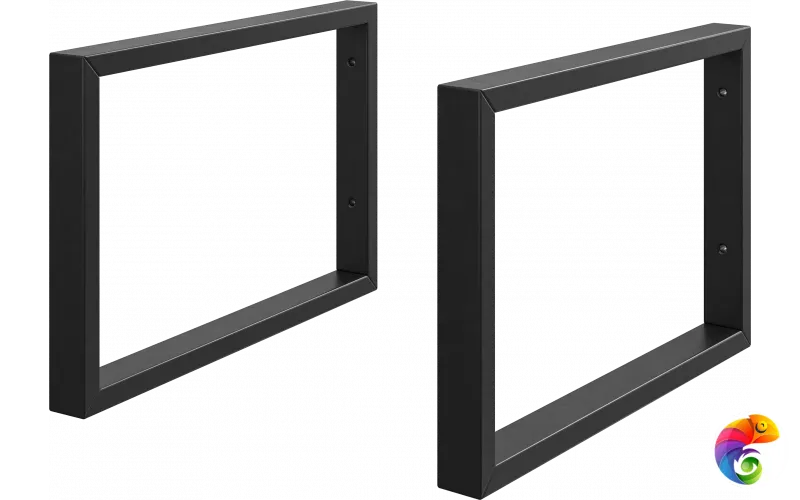 Кронштейн для столешницы STWORKI Монтре 40х30x2 черный муар