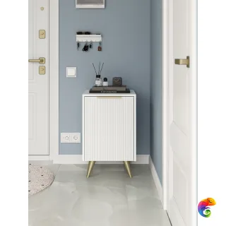 Тумба DIWO Краснодар 45x71x43 см, белая, ручка золото