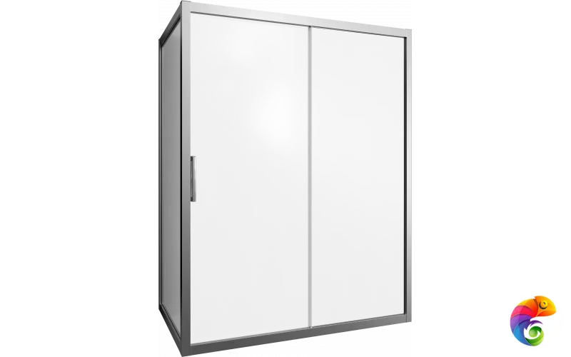 Душевой уголок STWORKI Эстерсунд 160x90 см профиль хром матовый, стекло матовое