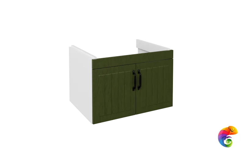 Тумба под раковину без столешницы DIWO Сочи 60x44 подвесная, зеленая