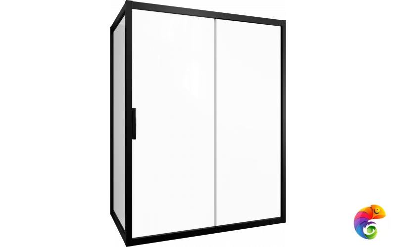 Душевой уголок STWORKI Эстерсунд 160x80 см профиль черный матовый