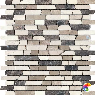 Мозаика Broken Mix (JMST054) 305X305X5, натур. мрамор