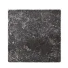 Плитка BLACK MARBLE TUMBLED (Черный) 20X20X1, натур. мрамор