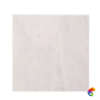 Плитка WHITE MARBLE TUMBLED (Белый) 20X20X1, натур. мрамор