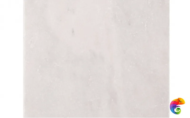 Плитка WHITE MARBLE TUMBLED (Белый) 20X20X1, натур. мрамор