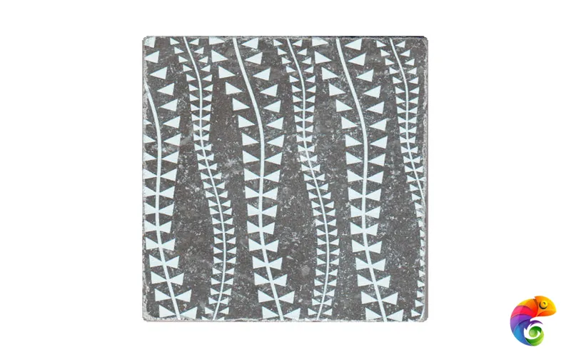 Декор BLACK MARBLE MOTIF №4 (Черный) 10X10