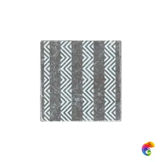 Декор BLACK MARBLE MOTIF №8 (Черный) 10X10