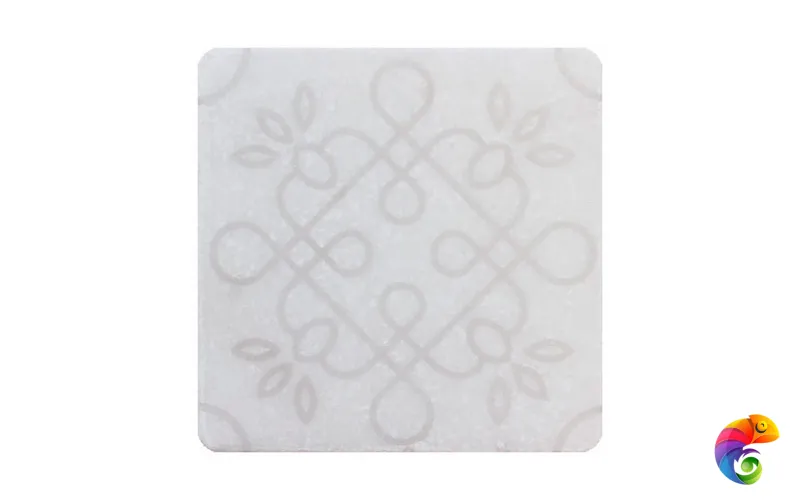 Декор WHITE MARBLE MOTIF №1 (Белый) 10X10