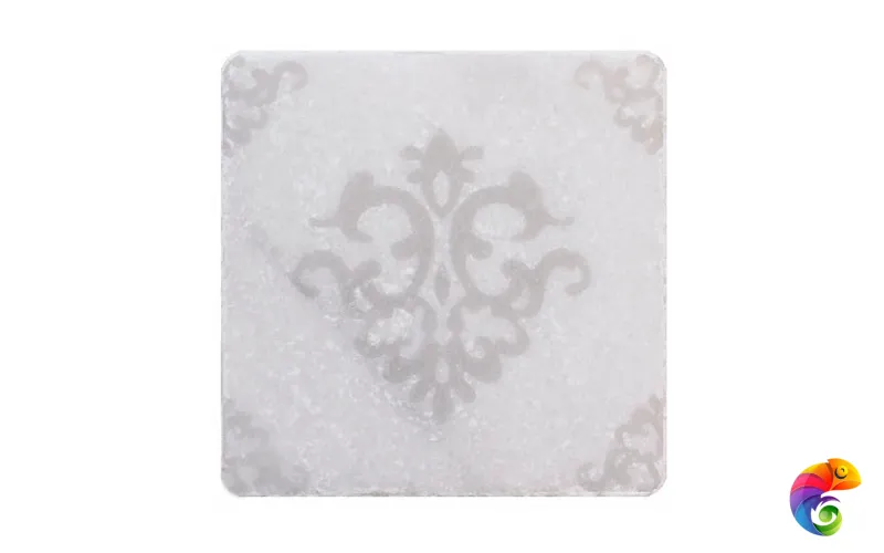 Декор WHITE MARBLE MOTIF №3 (Белый) 10X10