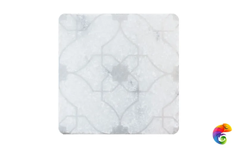 Декор WHITE MARBLE MOTIF №7 (Белый) 10X10