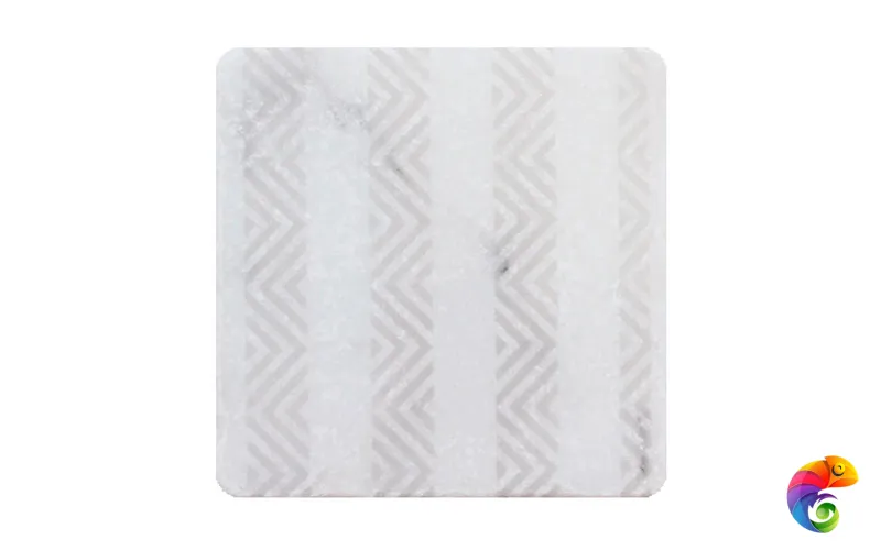 Декор WHITE MARBLE MOTIF №8 (Белый) 10X10