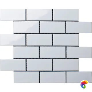 Кер. мозаика Brick White Glossy (A32000/A1001G) 291х295х6