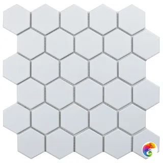 Кер. мозаика Hexagon small White Matt (MT31000/LJ5108/IDL1005) 265х278х6