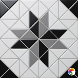Кер. мозаика Albion Astra Grey (TR2-CL-BL2) 259х259