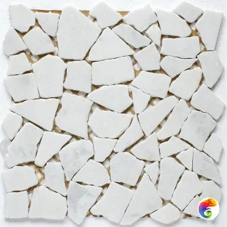 Мозаика Split White Matt (JMST040) 305X305X7, натур. мрамор