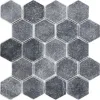 Мозаика Hexagon VBs Tumbled 64X74 (305X305X8), натур. мрамор