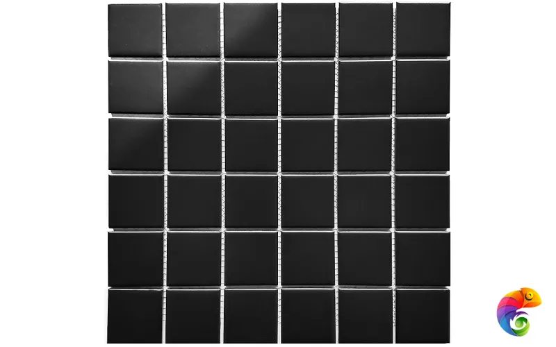 Кер. мозаика 48x48 Black Matt (WB73000) 306х306х6