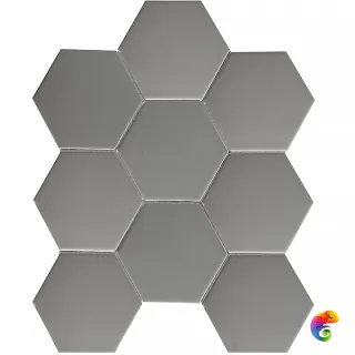 Кер. мозаика Hexagon big Grey Matt (FQ21016) 256х295х6