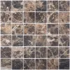 Мозаика 48X48 Dark Emperador Matt (JMST071) 305X305X8, натур. мрамор